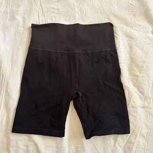 Black Women's High-Waisted Shorts